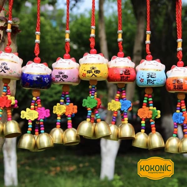Chuông Gió Mèo Thần Tài