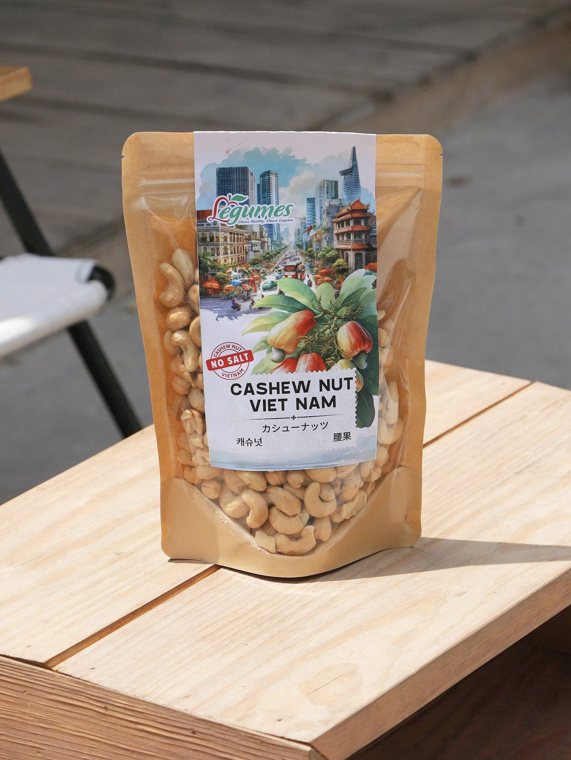 Hạt Điều Rang Không Muối Không Vỏ Việt Nam 400G