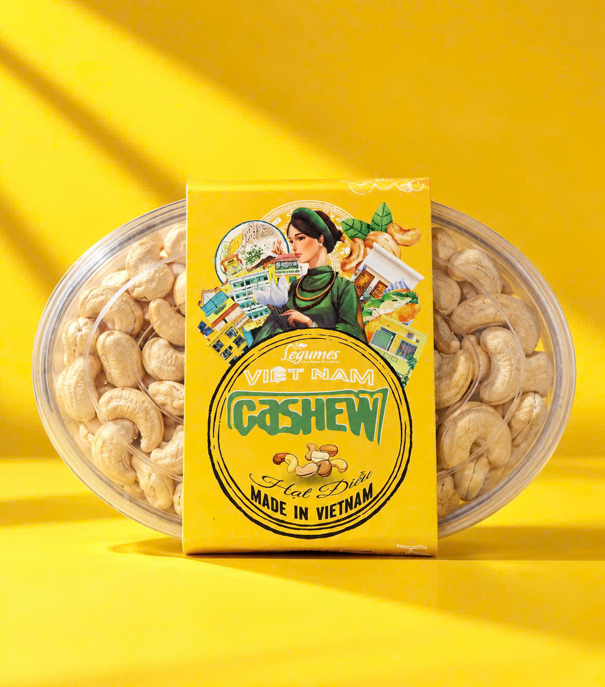Hạt Điều Xếp Hoa Không Vỏ Việt Nam 200G