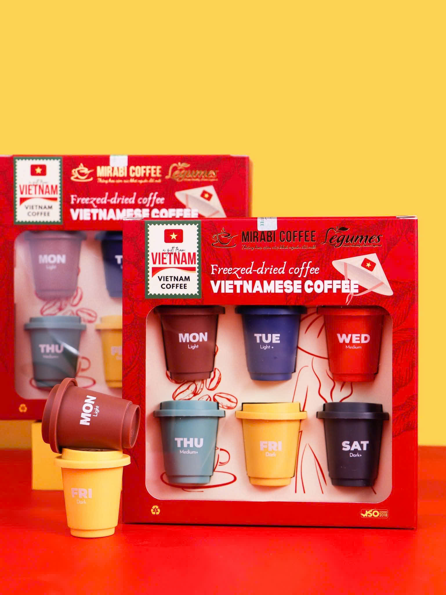 Set Cà Phê Lưu Niệm Mirabi 6 Viên